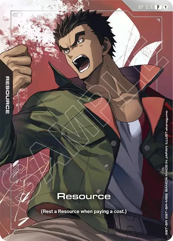 Resource (RP-036) (Premium Accessory Set - Mobile Suit Gundam: Iron-Blooded Orphans) — Promotional Resource Tokens — Gundam Card Game