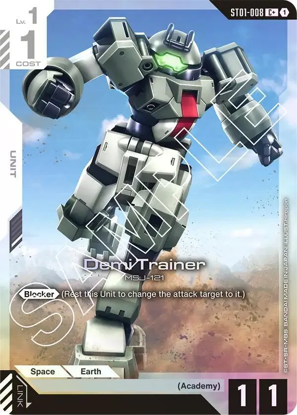 Demi Trainer (C+) — Starter Deck 01: Heroic Beginnings — Gundam Card Game