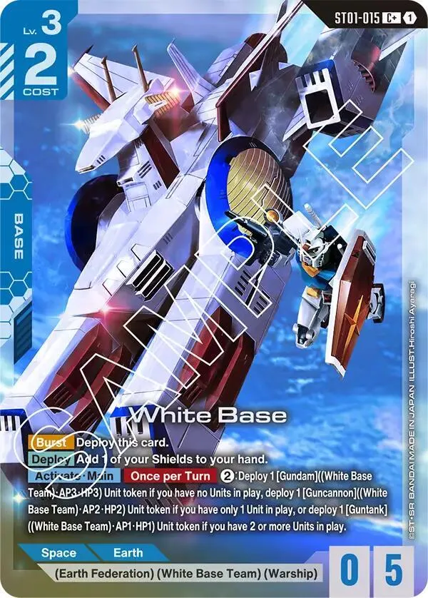 White Base (C+) — Starter Deck 01: Heroic Beginnings — Gundam Card Game