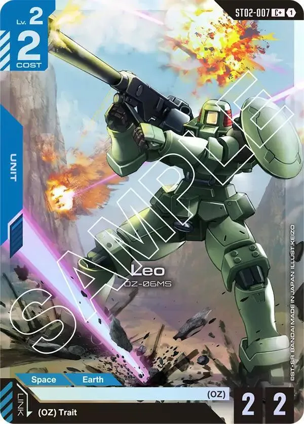 Leo (C+) — Starter Deck 02: Wings of Advance — Gundam Card Game