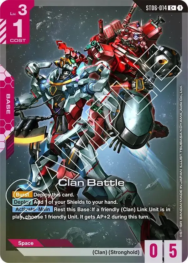 Clan Battle (C+) — Starter Deck 06: Clan Unity — Gundam Card Game