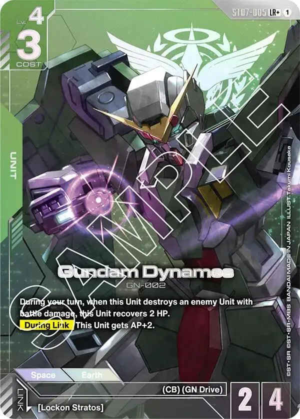 Gundam Dynames (LR+) — Starter Deck 07: Celestial Drive — Gundam Card Game