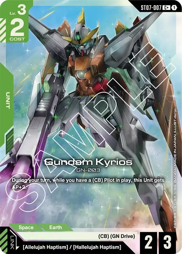 Gundam Kyrios (ST07-007) (C+) — Starter Deck 07: Celestial Drive — Gundam Card Game