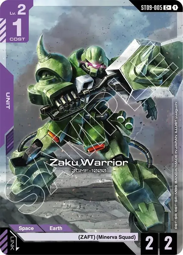 Zaku Warrior (C+) — Starter Deck 09: Destiny Ignition — Gundam Card Game