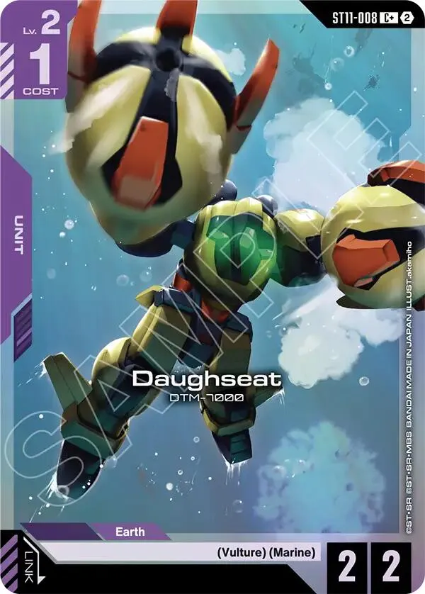 Daughseat (C+) from Starter Deck 11: Aquatic Assault - Gundam Card Game