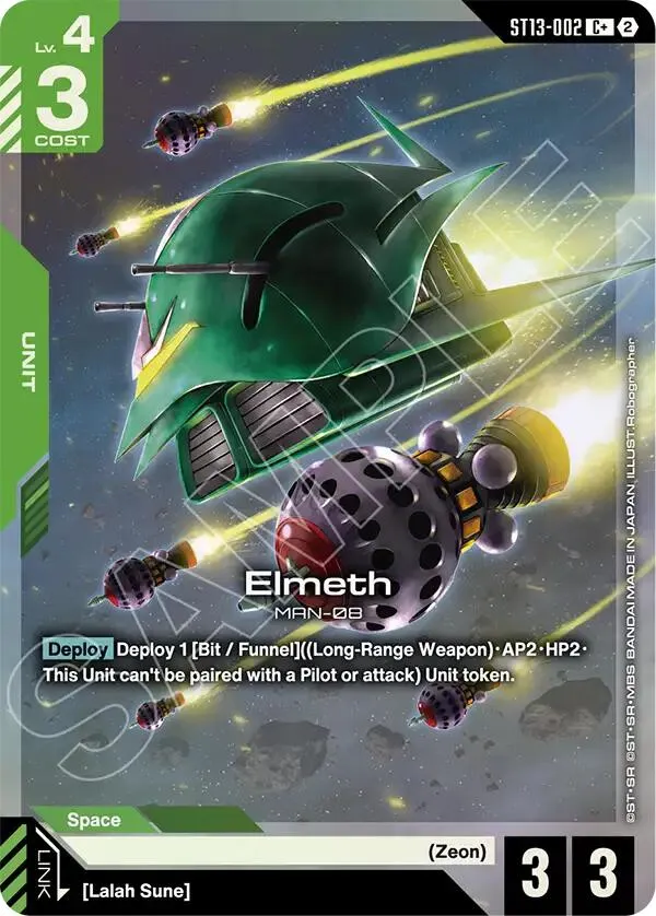 Elmeth (C+) — Starter Deck 13: Silent Barrage — Gundam Card Game