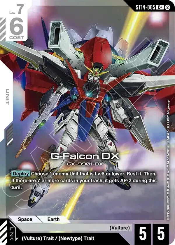G-Falcon DX (C+) — Starter Deck 14: Heavy Dominion — Gundam Card Game