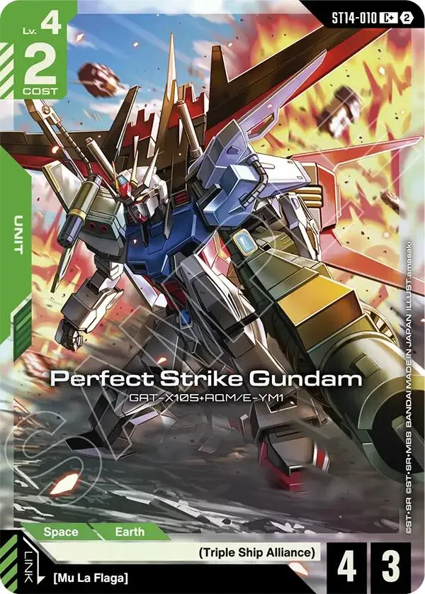 Perfect Strike Gundam (C+) — Starter Deck 14: Heavy Dominion — Gundam Card Game