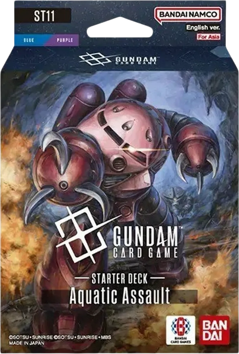Starter Deck 11 : Aquatic Assault — Starter Deck 11: Aquatic Assault — Gundam Card Game