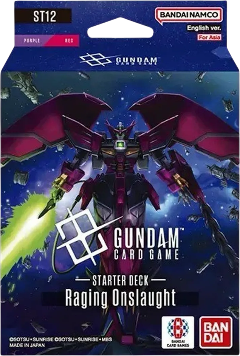 Starter Deck 12 : Raging Onslaught — Starter Deck 12: Raging Onslaught — Gundam Card Game