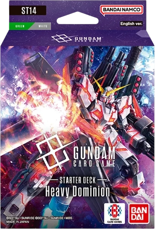 Starter Deck 14 : Heavy Dominion — Starter Deck 14: Heavy Dominion — Gundam Card Game