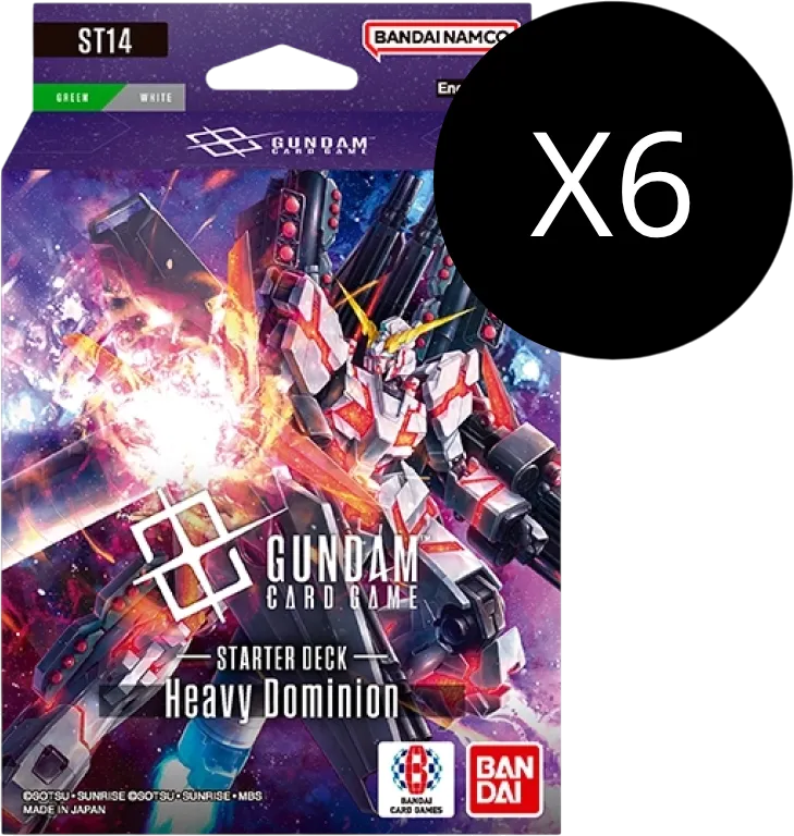Starter Deck 14 : Display - Heavy Dominion — Starter Deck 14: Heavy Dominion — Gundam Card Game