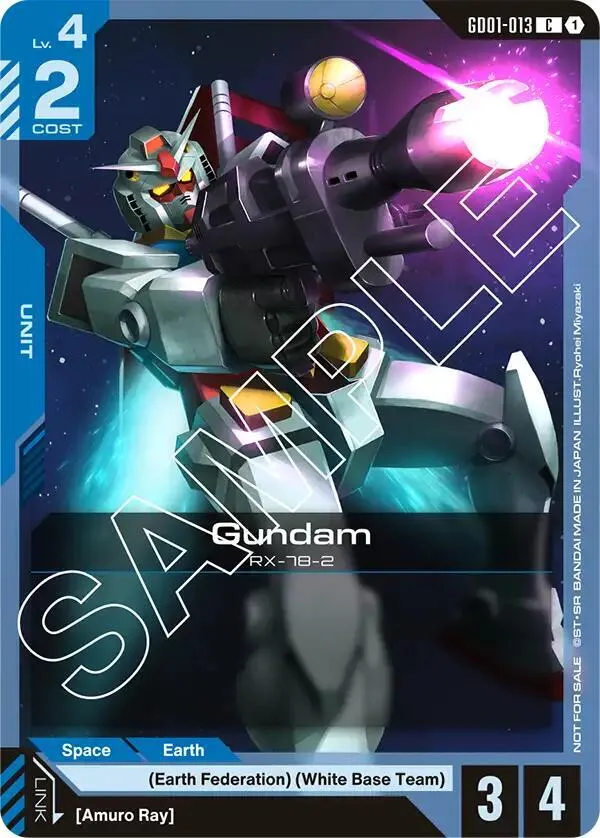 Gundam (GD01-013) (Launch Kit 01) — Gundam Promotional Cards — Gundam Card Game
