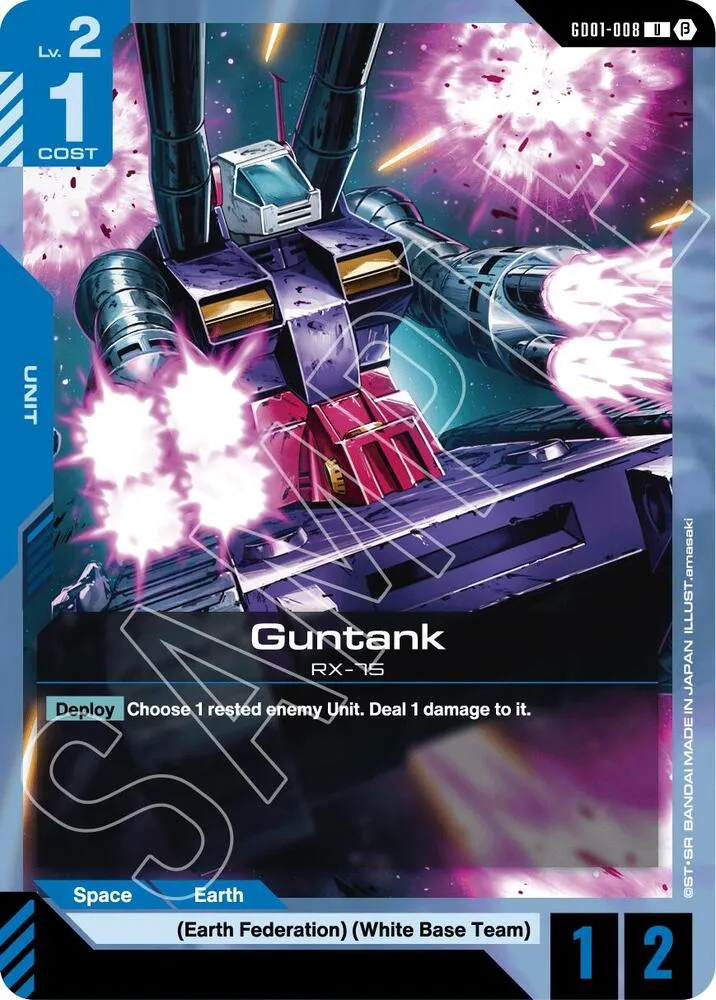 Guntank — Edition Beta — Gundam Card Game