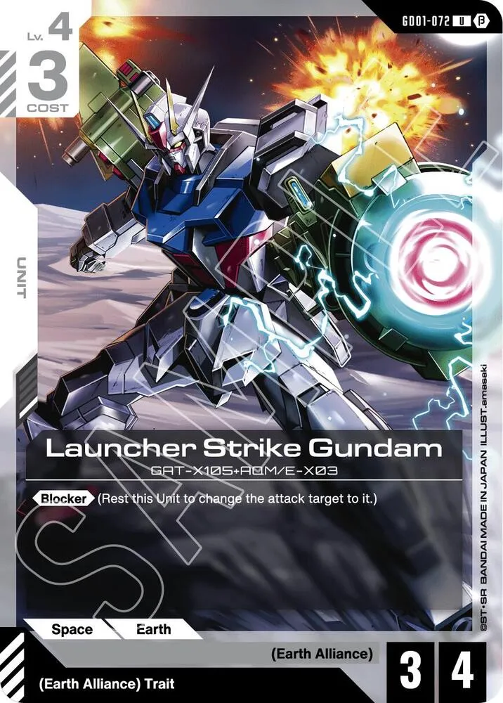 Launcher Strike Gundam — Edition Beta — Gundam Card Game
