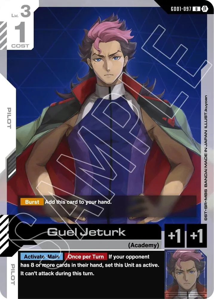 Guel Jeturk — Edition Beta — Gundam Card Game