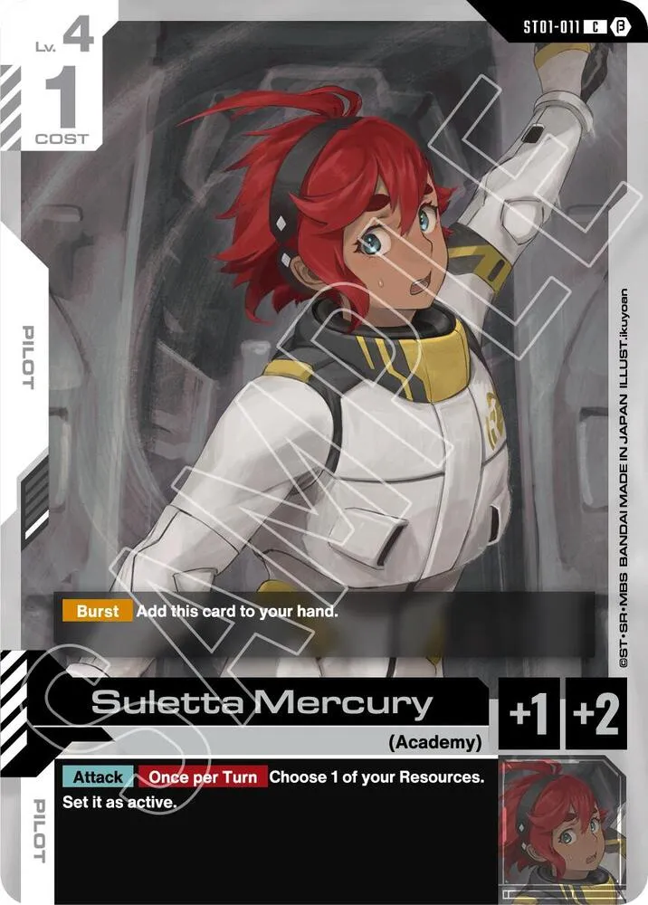 Suletta Mercury — Edition Beta — Gundam Card Game