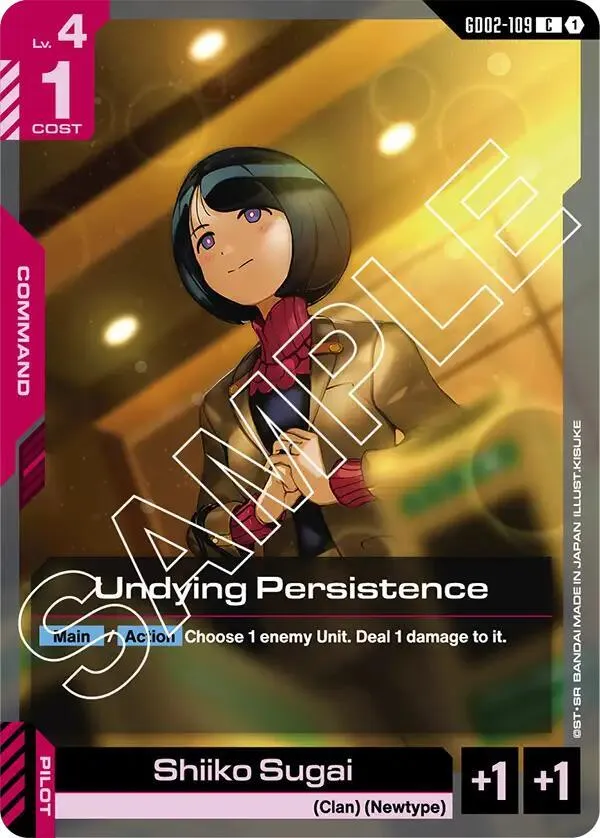 Undying Persistence — Dual Impact — Gundam Card Game