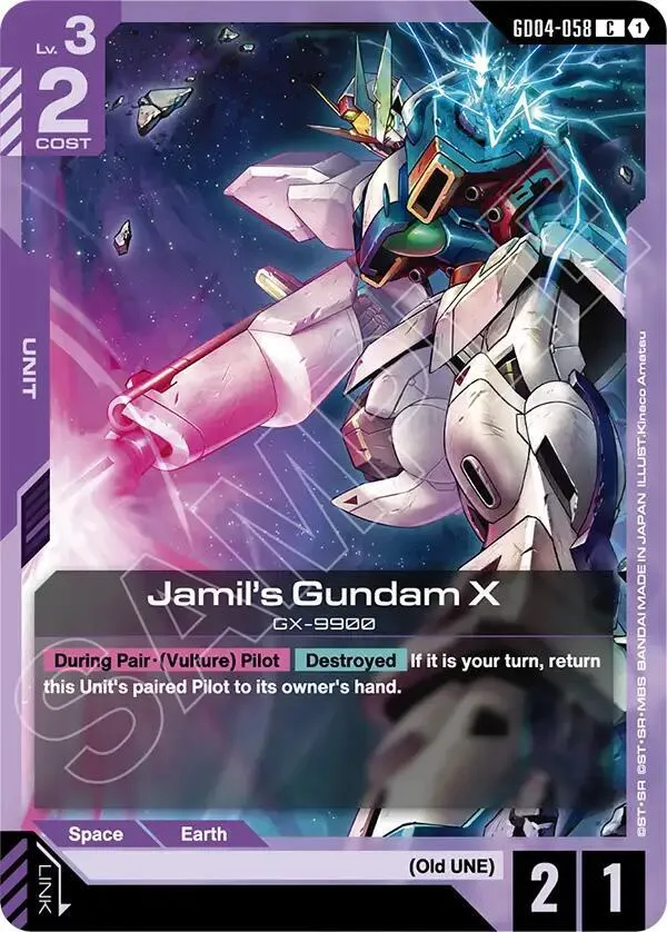 Jamil's Gundam X — Phantom Aria — Gundam Card Game