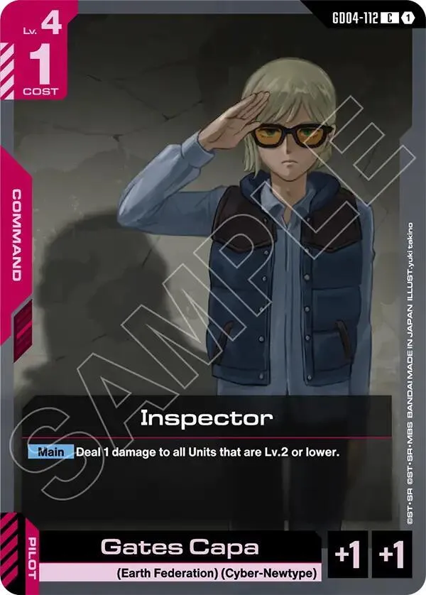 Inspector — Phantom Aria — Gundam Card Game