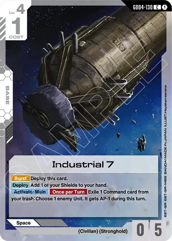 Industrial 7 — Phantom Aria — Gundam Card Game