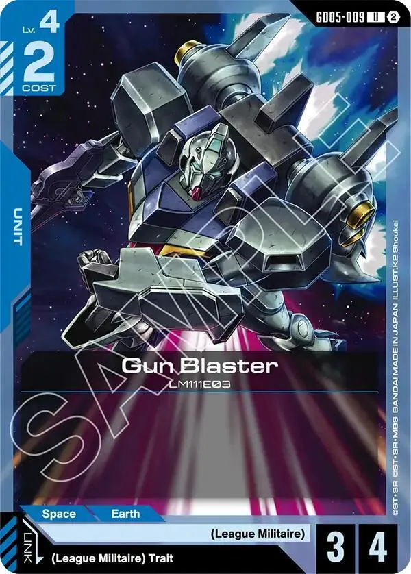 Gun Blaster — Freedom Ascension — Gundam Card Game