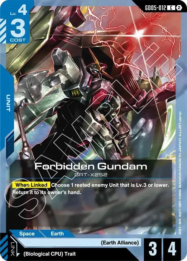 Forbidden Gundam — Freedom Ascension — Gundam Card Game
