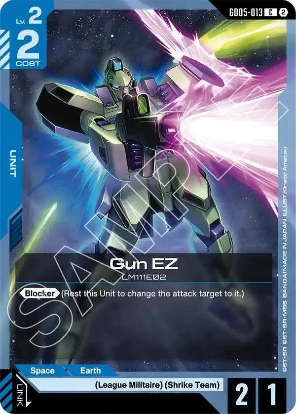 Gun EZ — Freedom Ascension — Gundam Card Game