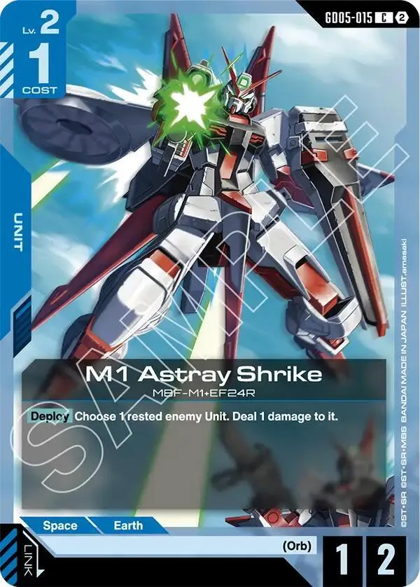 M1 Astray Shrike — Freedom Ascension — Gundam Card Game