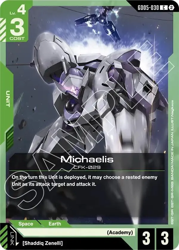 Michaelis — Freedom Ascension — Gundam Card Game