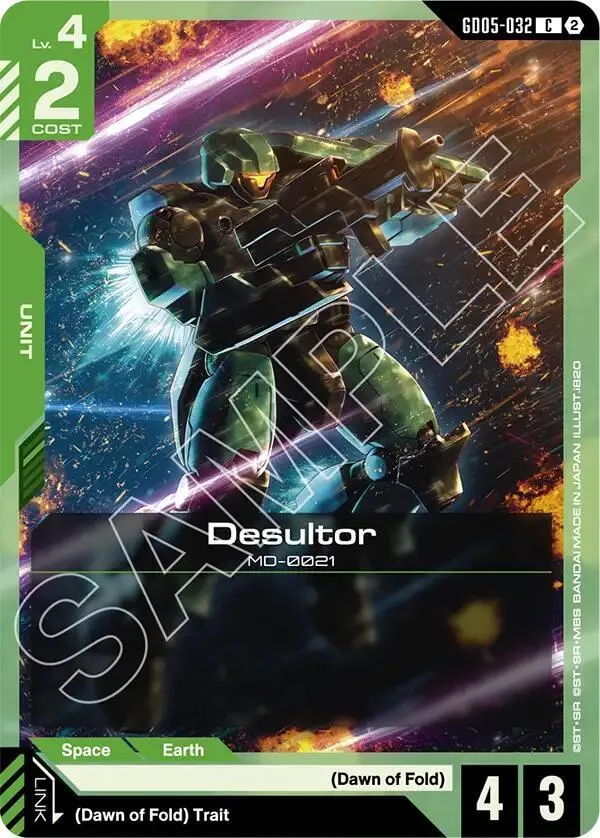 Desultor — Freedom Ascension — Gundam Card Game