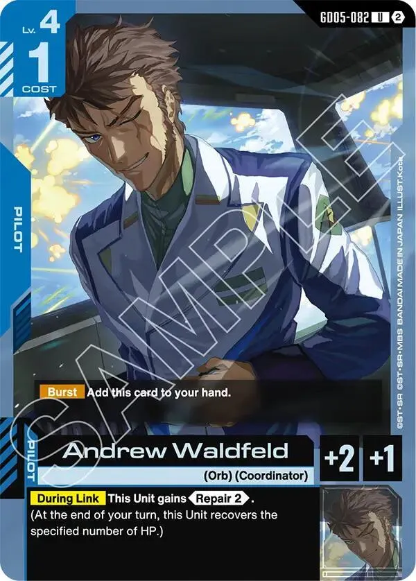Andrew Waldfeld — Freedom Ascension — Gundam Card Game