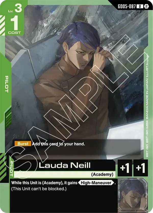 Lauda Neill — Freedom Ascension — Gundam Card Game