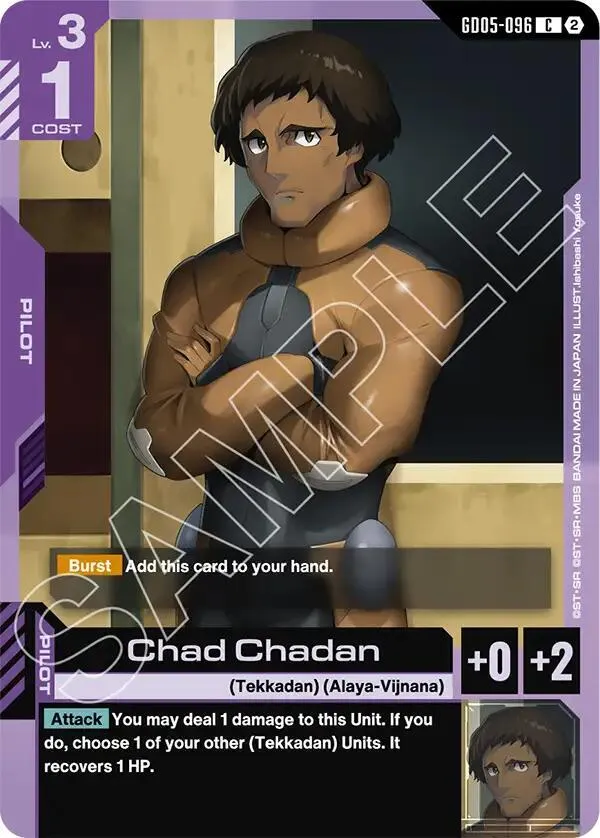 Chad Chadan — Freedom Ascension — Gundam Card Game