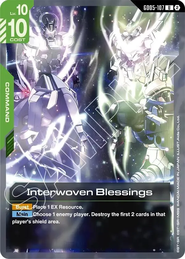 Interwoven Blessings — Freedom Ascension — Gundam Card Game