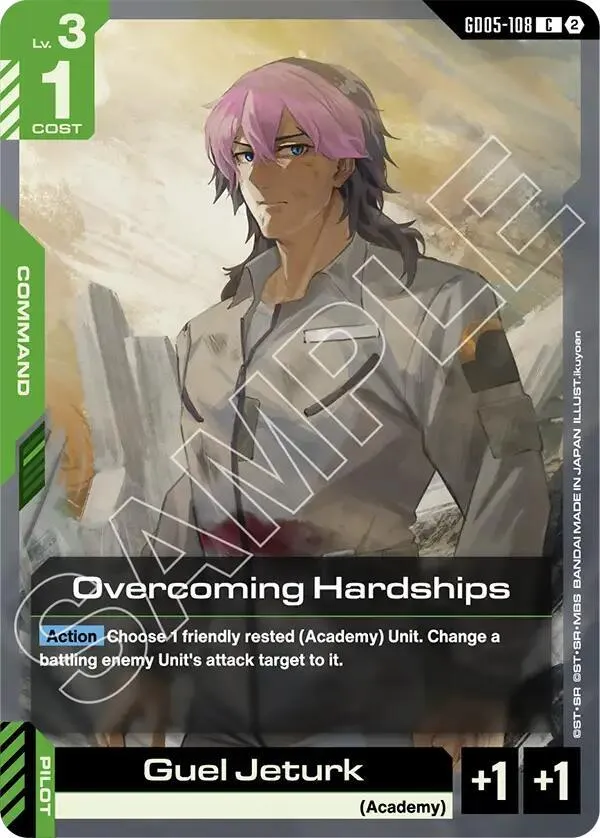 Overcoming Hardships — Freedom Ascension — Gundam Card Game