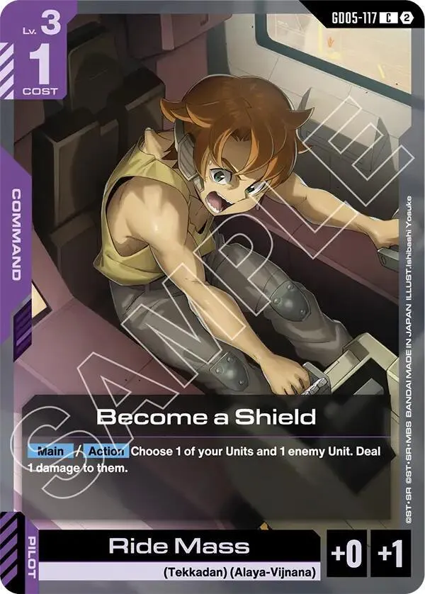 Become a Shield — Freedom Ascension — Gundam Card Game