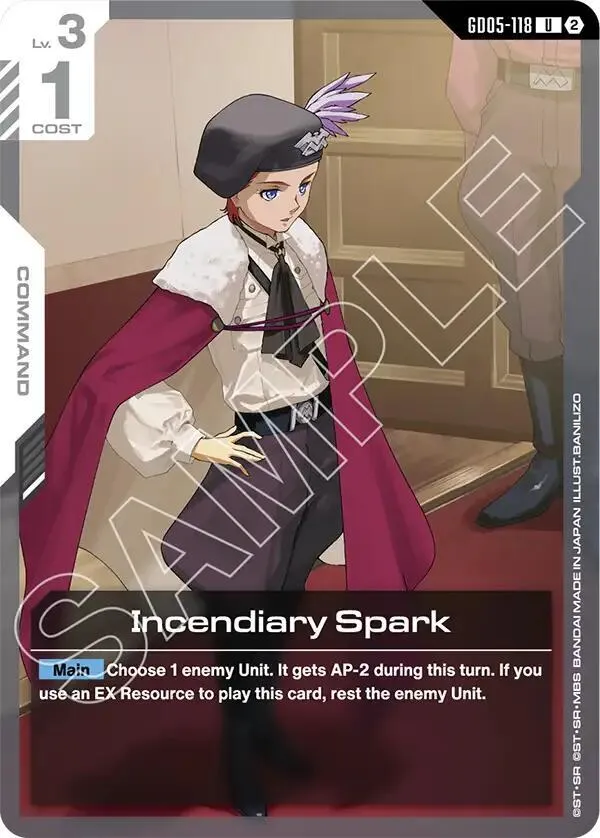 Incendiary Spark — Freedom Ascension — Gundam Card Game