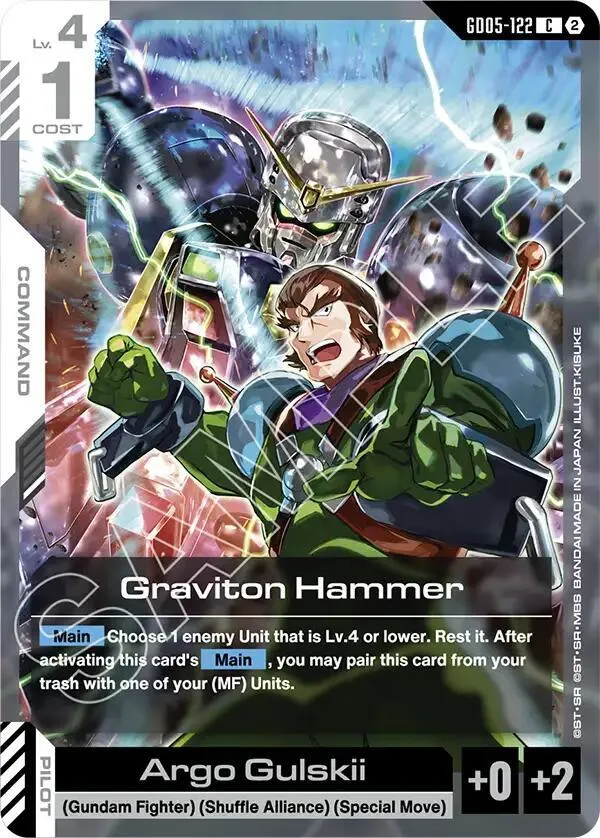 Graviton Hammer — Freedom Ascension — Gundam Card Game