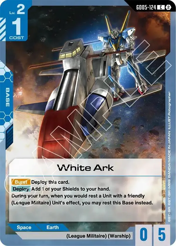 White Ark — Freedom Ascension — Gundam Card Game