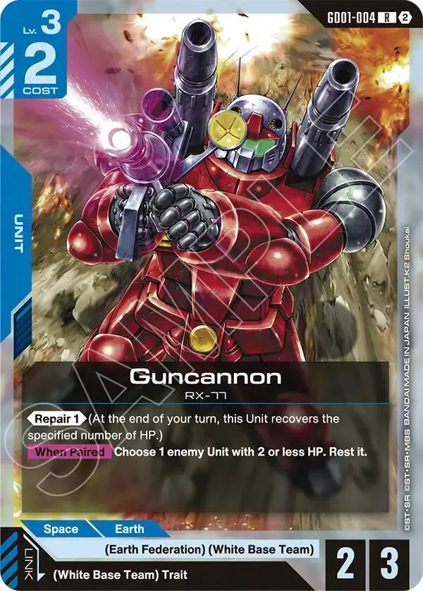 Guncannon — Deck Build Box Freedom Ascension — Gundam Card Game