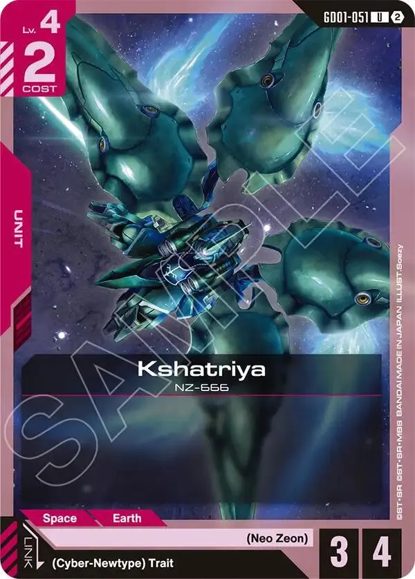 Kshatriya — Deck Build Box Freedom Ascension — Gundam Card Game