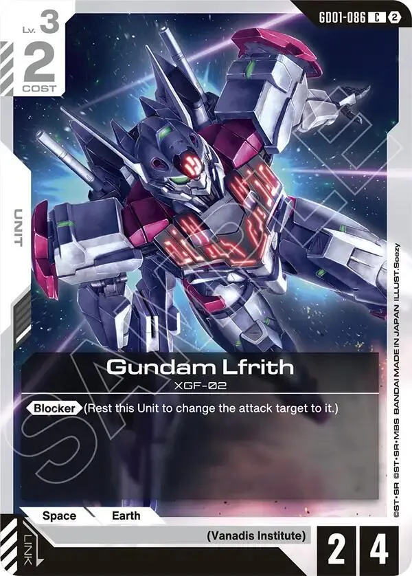 Gundam Lfrith — Deck Build Box Freedom Ascension — Gundam Card Game