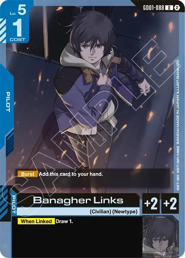 Banagher Links — Deck Build Box Freedom Ascension — Gundam Card Game