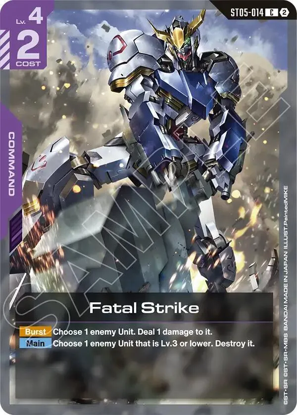Fatal Strike — Deck Build Box Freedom Ascension — Gundam Card Game