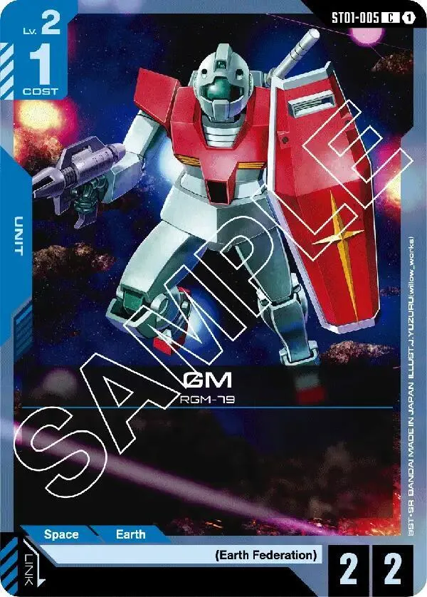 GM — Starter Deck 01: Heroic Beginnings — Gundam Card Game