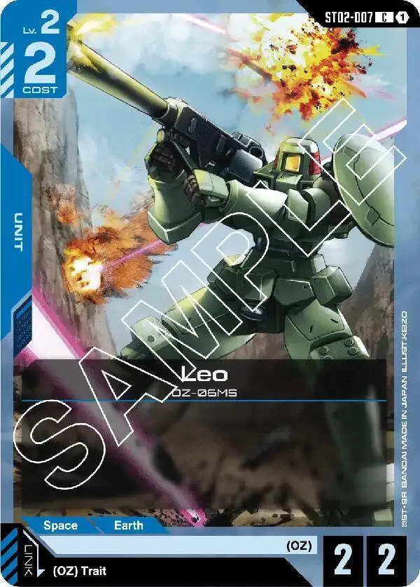 Leo — Starter Deck 02: Wings of Advance — Gundam Card Game