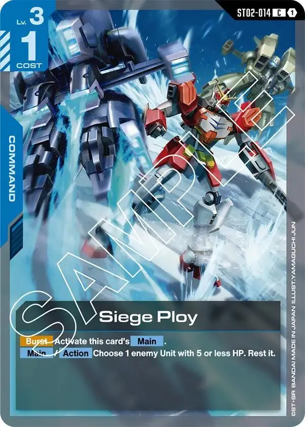 Siege Ploy — Starter Deck 02: Wings of Advance — Gundam Card Game