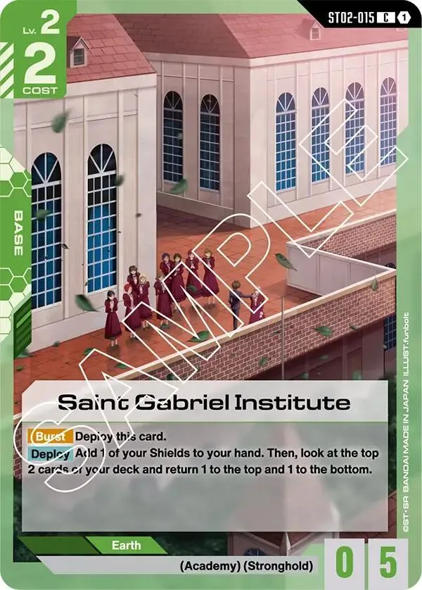 Saint Gabriel Institute — Starter Deck 02: Wings of Advance — Gundam Card Game