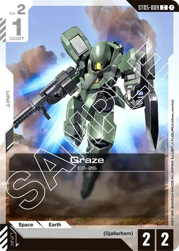 Graze — Starter Deck 05: Iron Bloom — Gundam Card Game